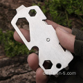 Tasche Schlüsselanhänger Multitool Edelstahl Titan EDC Messer